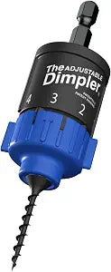 Adjustable DIMPLER - Drywall Bit & Screw Driving Attachment, Converts Drill and Impact drill into a Drywall and Deck Screw Gun, Magnetic Screw Holder for Fast and Precise screw Installation
