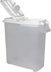 Buddeez 80-Quart Roll-Away Pet and Large Animal Food Dispenser with Scoop