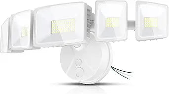 Onforu 150W LED Flood Lights Outdoor, 15000LM Brightness Security Light Switch Controlled, 6500K Outside Floodlight with 5 Adjustable Heads, Waterproof Exterior Light for Yard Garage Patio