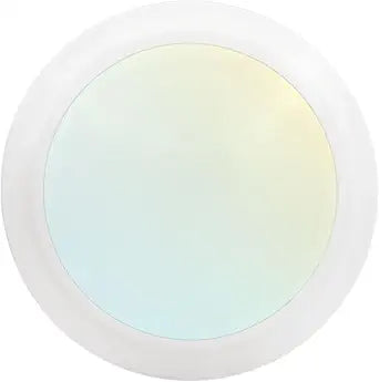 LUXRITE 6 Inch LED Disk Lights, 12.5W, 1000LM, 120V, White (1 Pack)