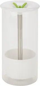 Honey-Can-Do Glass Herb Preserver, Clear/White, medium