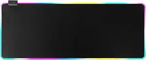 RGB Gaming Mouse Pad-14 Light Modes, Extended Soft LED Mouse Pad, Anti-Slip Rubber Base, Computer Keyboard Large Mousepad Mat, Waterproof Mousepads (31.5 * 12 Inch)