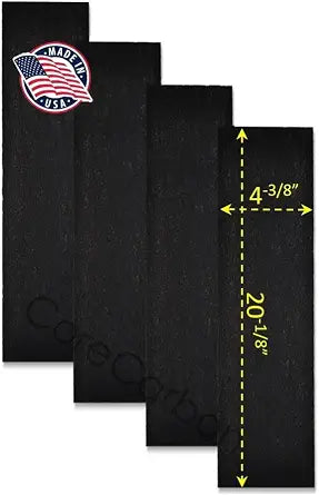 4-Pack Carbon Pre-Filter Designed to Fit Honeywell True HEPA