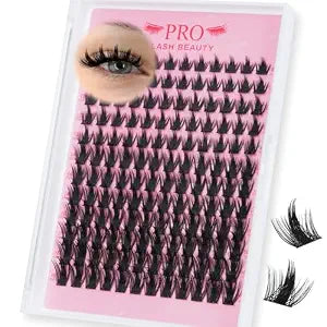 PROLASHBEAUTY Manga Lash Clusters Eyelash Cluster Sunset 10-18mix