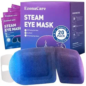 45-Min Self-Heating Steam Eye Masks for Dry Eyes & Stye 20 Pack