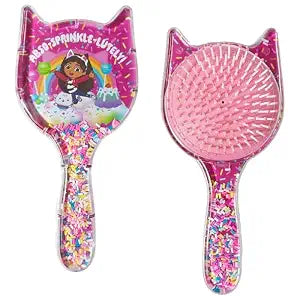 LUV HER Kids’ Detangling Confetti Hair Brush – Fun Gabby's Dollhouse Design, Gentle on Wet & Dry Hair, Ideal for Kids Ages 3+, Makes Hair Care Fun and Easy