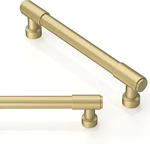 10 Pack Brushed Gold Cabinet Pulls 5 Inch(128mm) Kitchen Cabinet Handles Cabinet Hardware Drawer Pulls