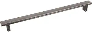 Jeffrey Alexander 867-228BNBDL Anwick 10-5/16" L Rectangle Cabinet Pull - 192 mm Center-to-Center in Brushed Pewter