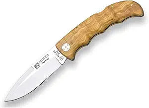 Joker Hunting Pocket Folding Knife Terrier NO20, Olive Wood Handle, Blade 3.54 inches MOVA, Fishing Tool, Hunting, Camping and Hiking