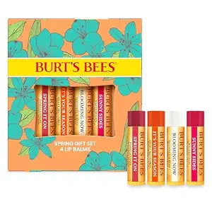 Burt's Bees Just Picked Lip Balm Set, 100% Natural Origin, 4 ct, 0.15 oz