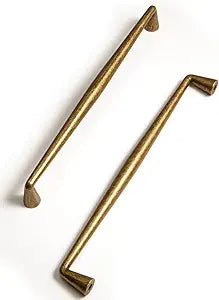 Antique Brass Zinc Alloy Cabinet Pulls - 7.56" (192mm)Hole Center Classic Vintage Drawer Handles ,Kitchen Cupboard Bathroom Dresser Cabinet Hardware (5, Antique Brass, 7.56" (192mm)Hole Centers)