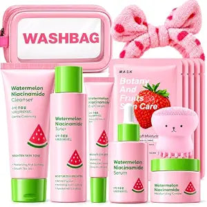 Watermelon Skin Care Set for Kids Teen Girls,Facial Skincare for Kids 10-12