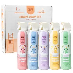 Fluffy Foam Bath & Hand Cleanser ��� Gentle Foaming Soap for Bathing & Hand Washing ��� Moisturizing Formula with Aloe & Hyaluronic Acid ��� 5 Pack