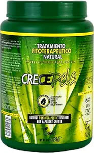 CrecePelo Natural Phytotherapeutic Hair Growth Treatment, Deep Conditioning & Strengthening Mask – Promotes Thicker, Healthier Hair – Hydrating & Repairing Formula for All Hair Types – 61 oz
