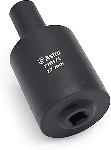 Astro Tools 71017L 17mm Lug Nut Drum Socket - Impact Torque Multiplying Socket
