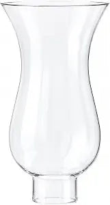 1 5/8 Inch Base 7.87 Inch Height Clear Glass Lamp Shade, Colonial Style Glass Shade Replacement for Sconces and Other Lighting Fixtures and Antique Lamps