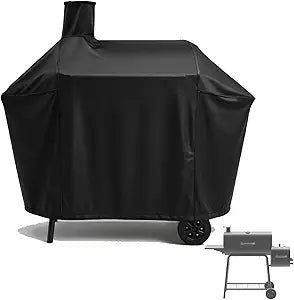Grill Cover for Nexgrill 29 in Barrel Offset Charcoal Smoker and Grill, Waterproof Outdoor BBQ Griddle Cover for Nexgrill 810-0029