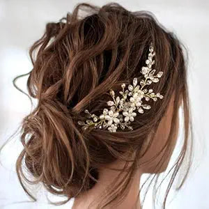 JAKAWIN Wedding Hair Accessories Bridal Hair Pieces Pearl Hair Comb