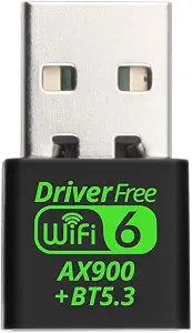 AX900 USB WiFi 6 Bluetooth 5.3 Adapter 2 in 1 Dongle Dual Band 2.4G&5GHz USB WiFi Network Wireless WLAN Receiver