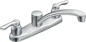 Moen 7906 Chateau Two-Handle Kitchen Faucet, Chrome