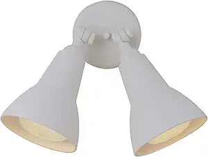 Craftmade Flood Cast Aluminum 2-Light Bullet Textured Matte White