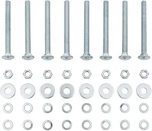 United Pacific 110248 Zinc Plated Truck Bed to Frame Mounting Kit for 1967-71 Chevy & GMC Truck ONE Pack (8 Complete Carriage Bolt Sets (32 Pieces))