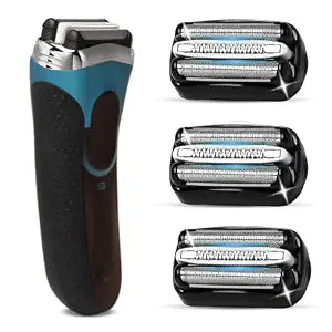 3 Pack 32B S3 Electric Replacement Heads for All Series 3 Shavers, Suitable for S3 3040s 3080s-4 370cc 3070cc 3000s 3010, 3090cc Etc.