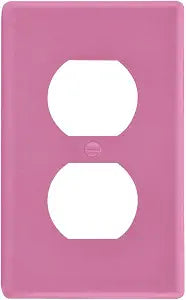 Hot Pink Duplex Outlet Covers Wall Plate Light Switch Cover Plates 2 Gang Kitchen Home Decor H4.53 xL2.76 inch
