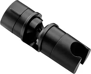 Adjustable Shower Head Holder for Slide Bar, 18-25MM, Black