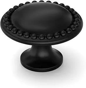 homdiy 20 Pack Black Cabinet Knobs Solid Zinc Alloy Matte Black Cabinet Konbs Ktichen Cupboard Hardware Drawer Dresser Hardware
