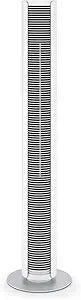 Stadler Form tower fan Peter, energy-efficient and quiet with 29 dB(A), with remote control, swing function, 6 speed levels, 7-hour timer, dimmable LEDs, suitable for the bedroom (White)