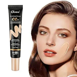 O'CHEAL Lightweight CC Cream with SPF 50+ Color Correcting Foundation