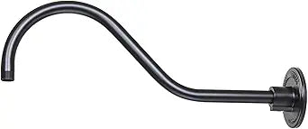 Millennium RGN22-SB Transitional Goose Neck from R Series Collection in Black Finish