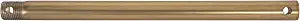 Craftmade - Downrod Series 18 in. Modern Bronze Finish Indoor/Outdoor 1/2-inch I. D. Ceiling Fan Extension Downrod