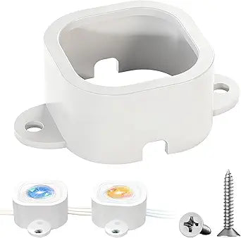 65 Set Light Clips for Govee Pro H706/H806 Outdoor Lights with 130 Screws Secure Mounting Brackets for Govee Pro Permanent Install Firmly,for Govee Pro Permanent Outdoor Lights Extension (White)