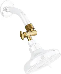 Metal Shower Head Elbow Adapter, 360 Adjustable