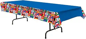 Beistle International Flag Tablecover, 54 x 108 Inch, Party Table Decor