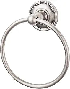 Top Knobs - Bath Tissue Hook - Polished Chrome - Ribbon Back Plate (Tked4Pce)