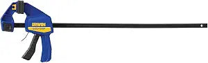 IRWIN QUICK-GRIP Bar Clamp, One-Handed Clamp/Spreader, 24-Inch (1964720)