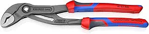 KNIPEX 87 02 300 SBA Cobra Water Pump Pliers, Comfort Grip Handles 12-Inch