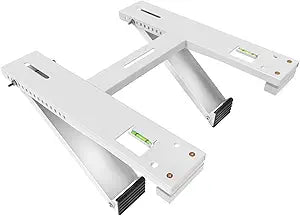 Flamorrow Window Air Conditioner Bracket, Heavy Duty Air Conditioner Support Bracket with 2 Arms, Universal Window AC Bracket Holds Up to 200 lbs for 5000 to 22000 BTU