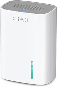 CLEVAST Small Dehumidifier for Home, 30oz Quiet Mini Dehumidifier for Bathroom, Bedroom & Closet, Portable Compact Dehumidifier for RV, Camper