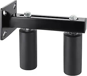 Skelang Slide Gate Guide Roller, 6" UHMW Hard Nylon Guider, Adjustable Sliding Gate Support Assembly for Preventing The Gate from Falling