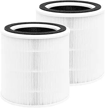 Replacement Air Filter TT-AP005 Compatible With TaoTronics TT-AP005 AIR Purifier,H13 True HEPA Activated Carbon Filter(2-Pack)