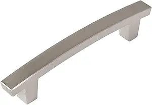 Cosmas 10 Pack 5236SN Satin Nickel Contemporary Cabinet Hardware Handle Pull - 3-1/2" Inch (89mm) Hole Centers