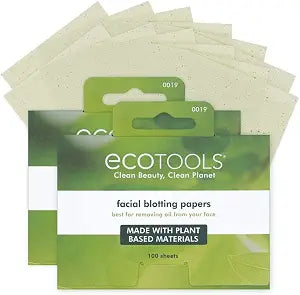 EcoTools Natural Oil Absorbing Facial Blotting Papers for Face, 200 Count