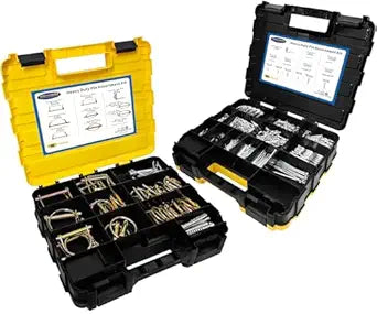 420 PCS Heavy Duty Pin Assortment Kit, Hitch Pins R Clip PIns/ Hair Pins/ Lynch Pins/ PTO Pins/ Cotter Pins/ Clevis Pins for Trucks Trailers Tractors Mowers 3 Point Accessories, Farm, Lawn and Garden