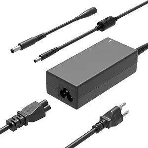 65W AC Charger Compatible with Dell Inspiron 15 14 13 11 3000 5000 7000 Series Laptop Round Connects Power Adapter