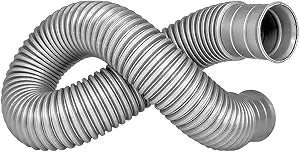 Sink Overflow Tube, 450mm Long Flexible and Bendable Waste Pipe
