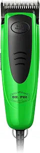 Andis Dr. Pol Easy Clip Versa Clipper Kit - Complete Grooming Solution with Detachable Blades, Attachment Combs, Nail Clipper & More for Safe, Efficient Grooming of All Dog Types, Green, 561121